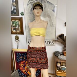 Loomed Tapestry Textile Tribal Skirt